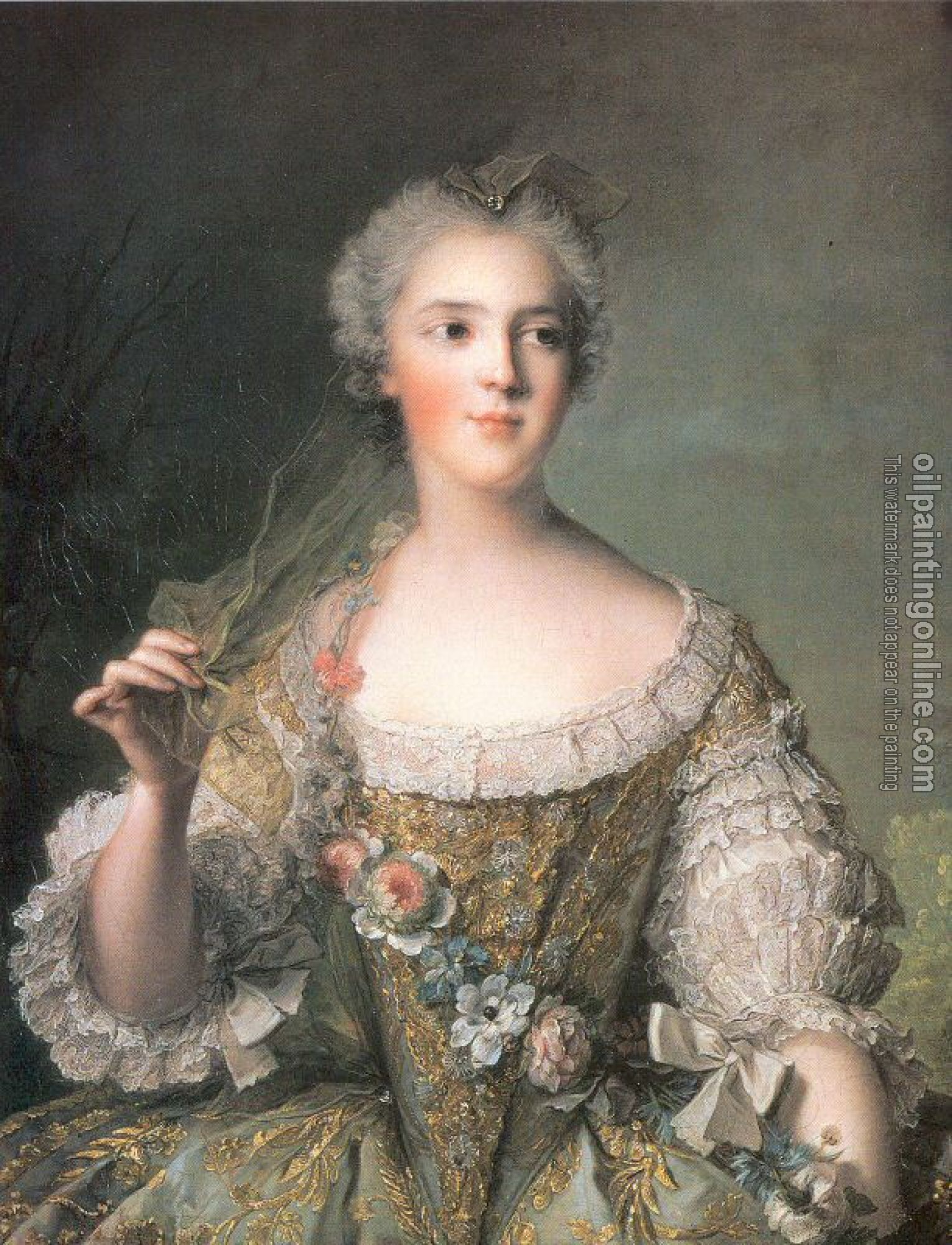 Nattier, Jean Marc - Portrait of Madame Sophie, Daughter of Louis XV